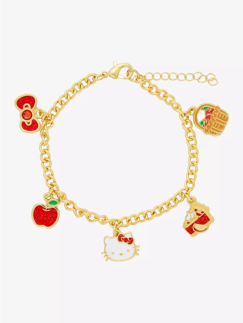 Hello Kitty Apple Charm Bracelet